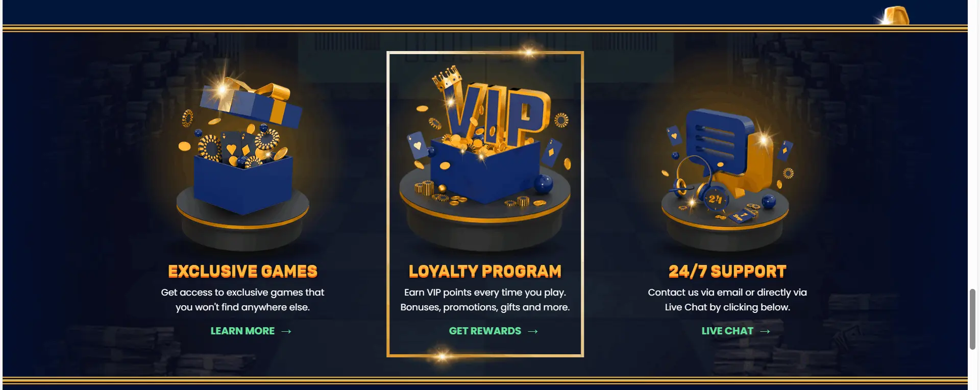 Yukon Gold Casino Games